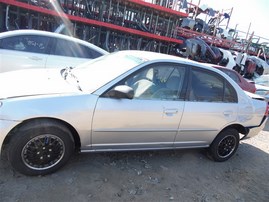 2002 Honda Civic LX Silver Sedan 1.7L AT #A22590